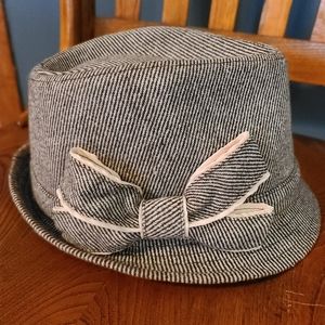 Fedora Style Hat with Bow